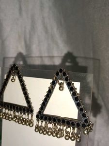 Triangle Jhumka Earrings