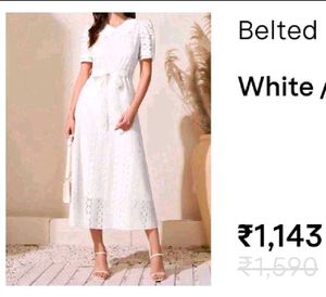 Pretty Urbanic White Dress