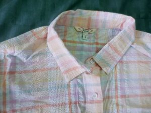 Checked Oversized Shirt