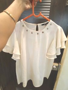 White Bell Flared Top