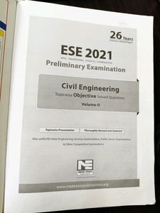 26yr Solved Paper Civil Engeenering Ese Exam