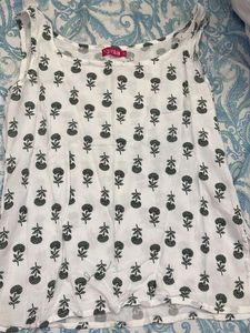 Floral Print desi kurti top