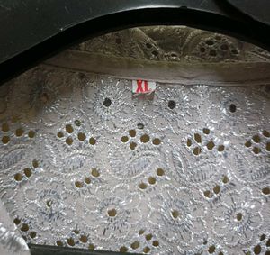 Lace Detail Blouse 10/10 Hakoba Material