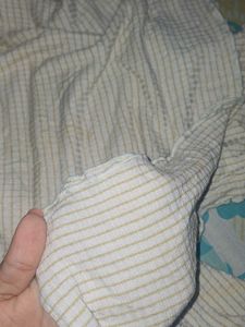 Striped Off-Shoulder Dress