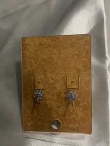 Butterfly &amp; Green Bead Dangle Earrings