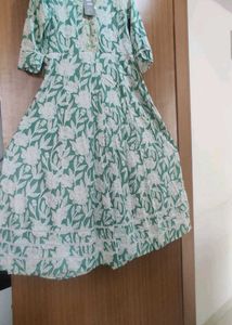 Cotton Gown And Duppatta New With Tag