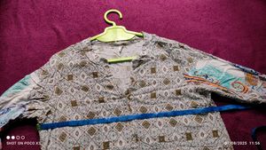 Vintage Paisley Print Blouse