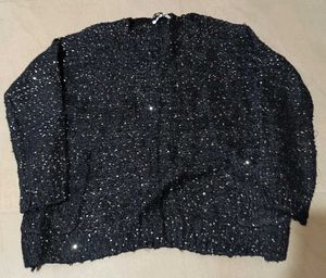 Sparkly Silver Sweater