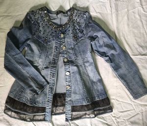 Studded Denim Jacket