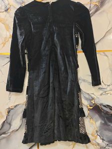 Sparkly Black Party Dress 8/9 years standard size