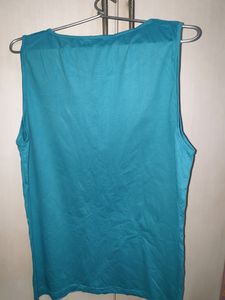 Teal Sleeveless Tank Top