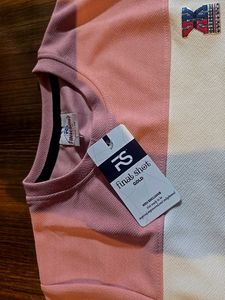 Fifth Sun Pink Color Block Graphic Tee