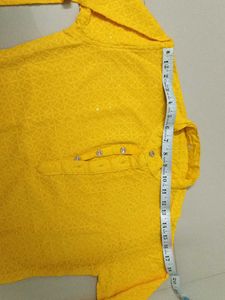 Stylish Yellow Men&#39;s Kurta - New with Tag
