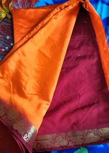 Orange SILK SAREE