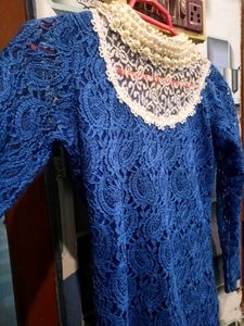 Blue Colour Korean Top