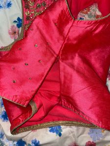 Embroidered Pink Blouse