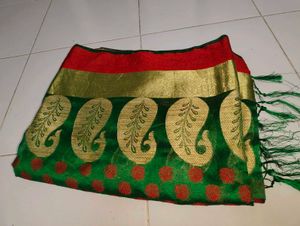Green Traditional Saree 💚