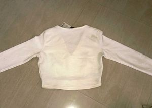Stylish White Crop Top