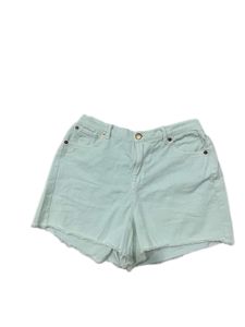 Mint Denim Cut-off Shorts