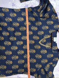 Navy Blue Designer Straight Kurta (Women)