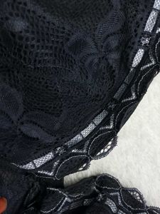 Pedded Black Bra 34, F Size