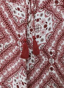 🍁 Boho Maroonish Red Colour Beautiful Top