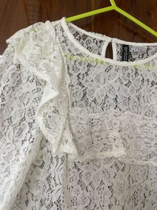 White Lace Top