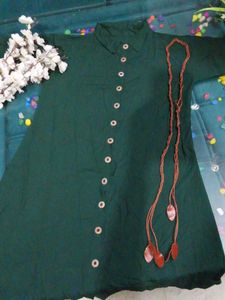 Green Midii With Belt..Just Looks Like Wow🪬💚
