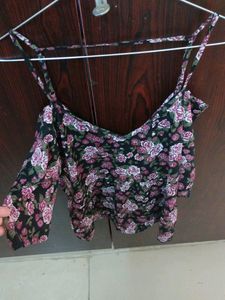 Peplum Crop Top