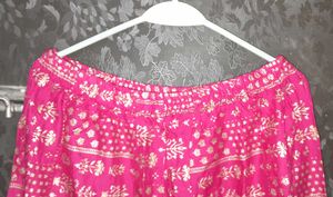 Pink Printed Kurta Set