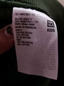 UNIQLO Green Trouser/Jogger