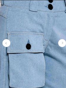 Blue Cargo Pants