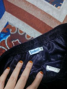 Velvet Wide Leg Pants