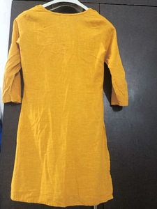 Mustard Yellow Kurti