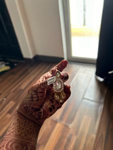 Stone Jewellery Set With Tag