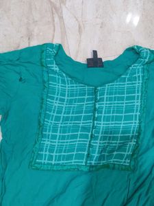 Teal Green Kurti