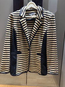 Striped Beige Coat