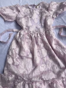 H&amp;M Floral Puff Sleeve Dress