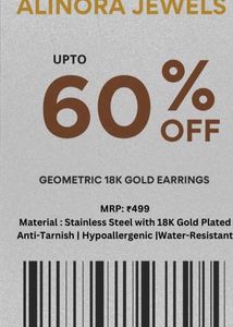 Geometric 18k Gold Earrings