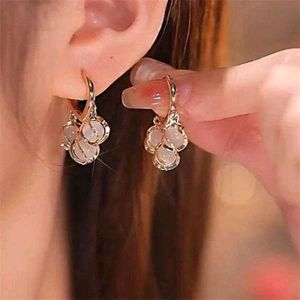 Silver Crystal Hoop Earring🔮