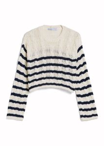 Striped Knit Sweater