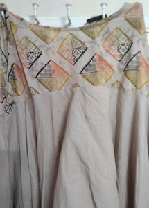 Top In Umbrella Pattern Full Flare