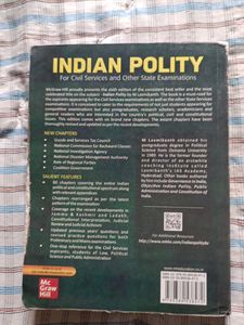 Indian Polity by M Laxmikanth - Civil Services
