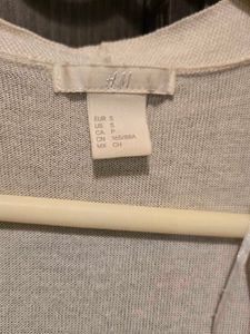 H&amp;M Beige Knit Cardigan