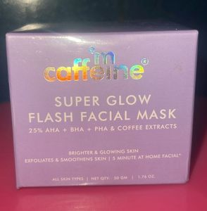 I'm Caffeine Super Glow Flash Facial Mask Unopened