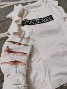 Styled Back White Top 🤍🤍