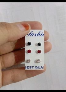 Earrings 6 Pair