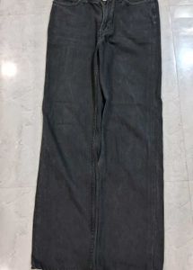 Black/Charcoal Baggy Jeans | Bershka Orignal