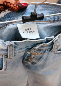 High waist flare jeans made with soft eco friendly