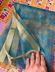 Kota Doria Printed Dupatta